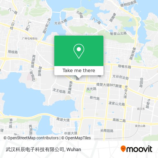 武汉科辰电子科技有限公司 map