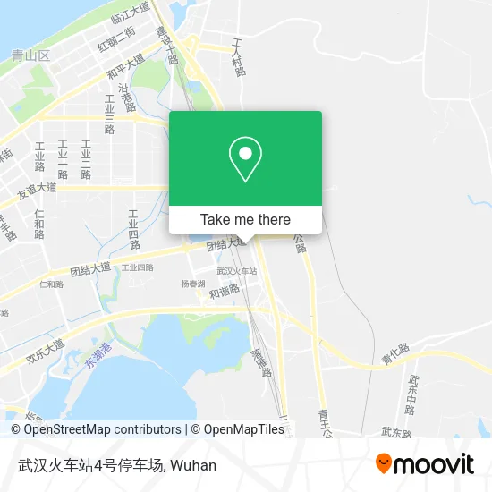 武汉火车站4号停车场 map