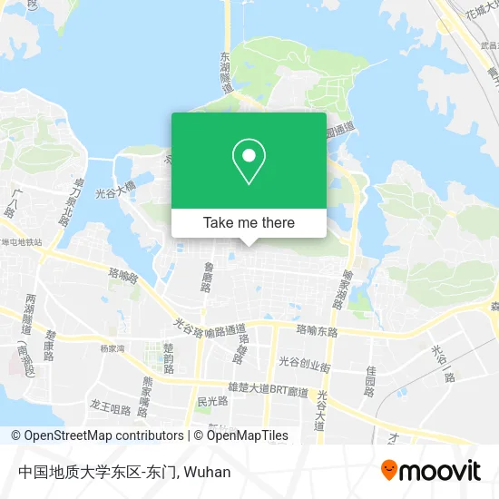 中国地质大学东区-东门 map