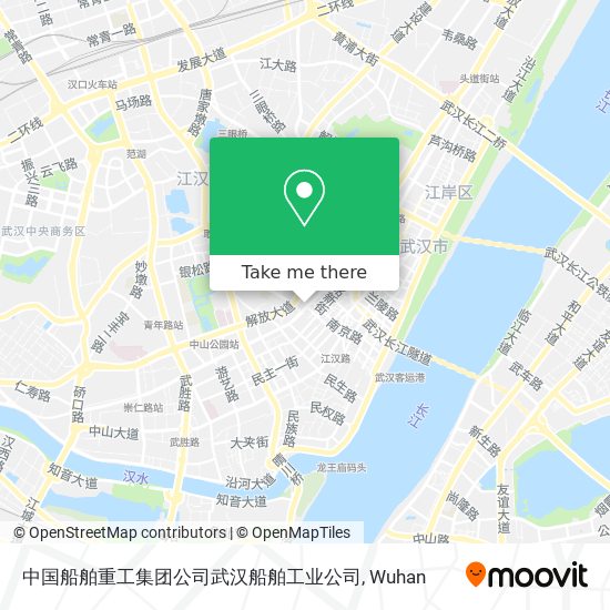 中国船舶重工集团公司武汉船舶工业公司 map