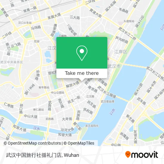 武汉中国旅行社循礼门店 map