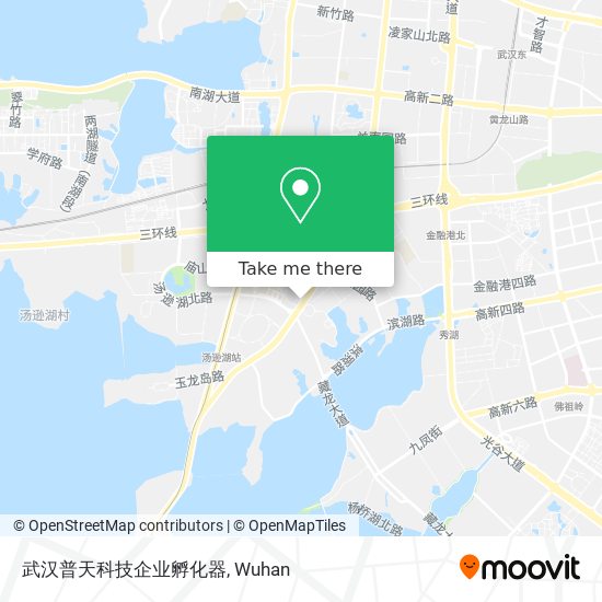 武汉普天科技企业孵化器 map