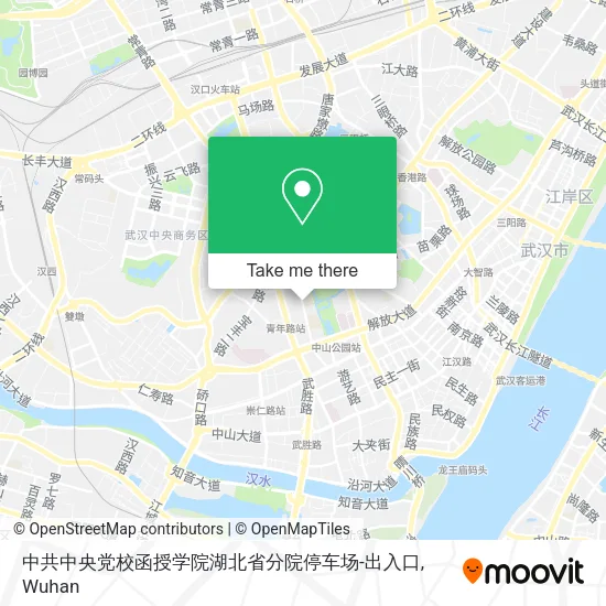 中共中央党校函授学院湖北省分院停车场-出入口 map