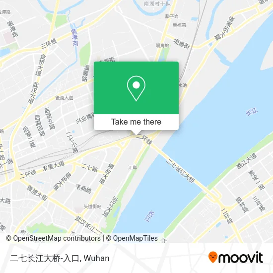 二七长江大桥-入口 map