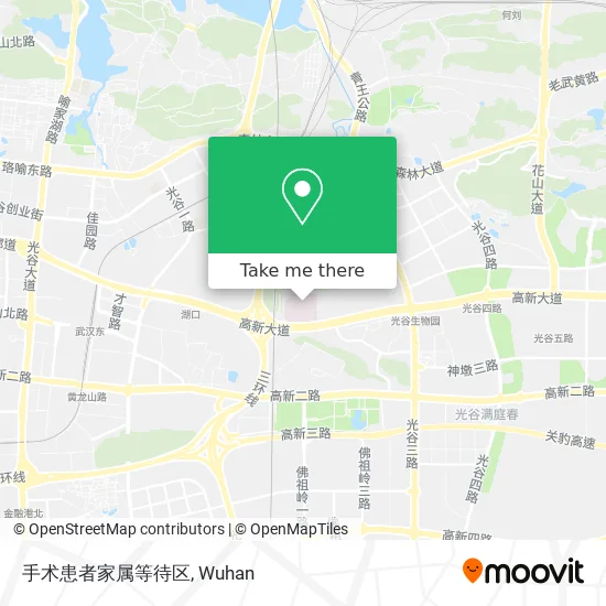 手术患者家属等待区 map