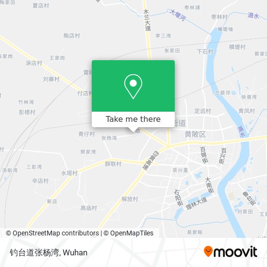 钓台道张杨湾 map