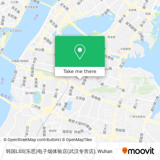 韩国LSS(乐思)电子烟体验店(武汉专营店) map