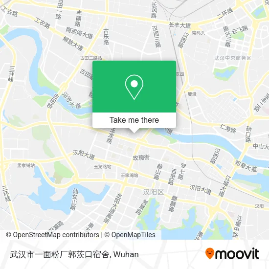 武汉市一面粉厂郭茨口宿舍 map