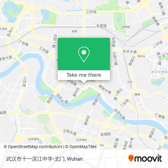 武汉市十一滨江中学-北门 map