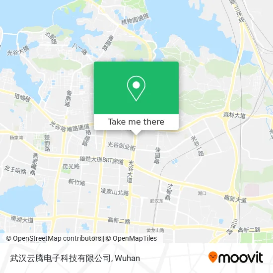 武汉云腾电子科技有限公司 map