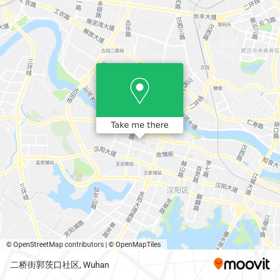 二桥街郭茨口社区 map