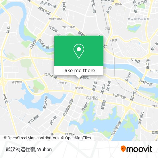 武汉鸿运住宿 map