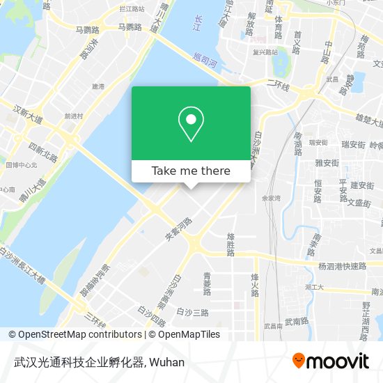 武汉光通科技企业孵化器 map