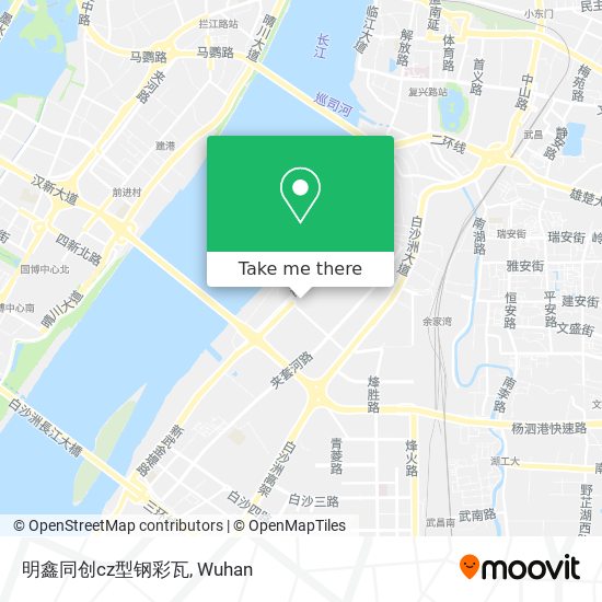明鑫同创cz型钢彩瓦 map