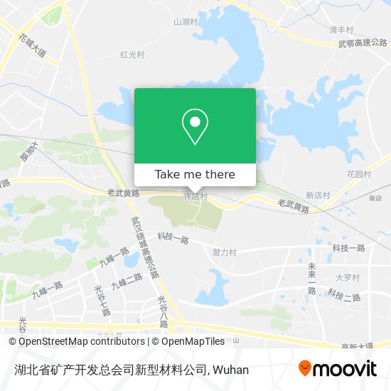 湖北省矿产开发总会司新型材料公司 map