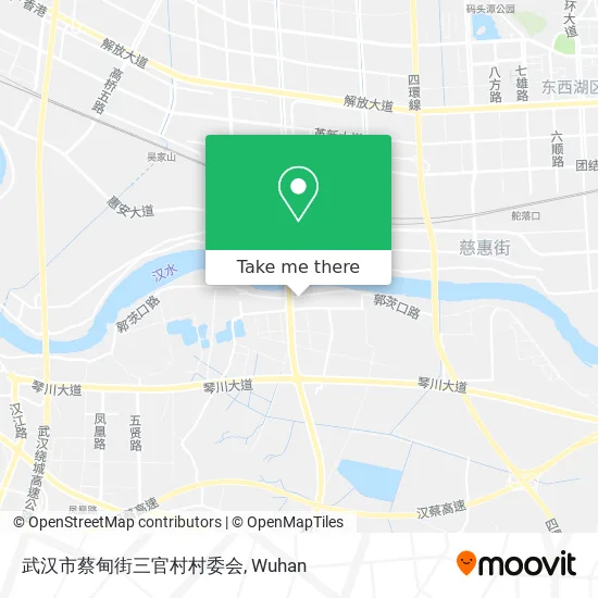 武汉市蔡甸街三官村村委会 map