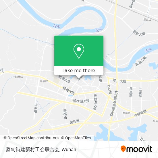 蔡甸街建新村工会联合会 map