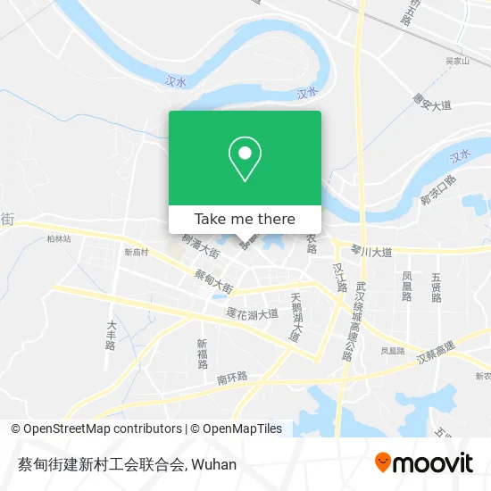 蔡甸街建新村工会联合会 map