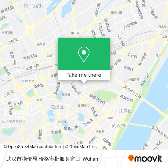 武汉市物价局-价格审批服务窗口 map