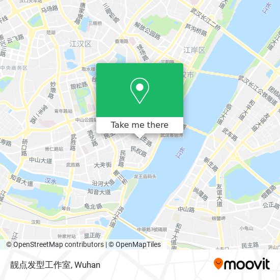 靓点发型工作室 map