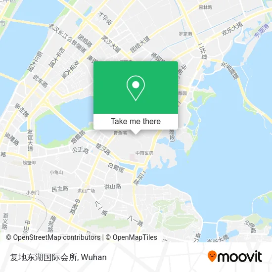 复地东湖国际会所 map