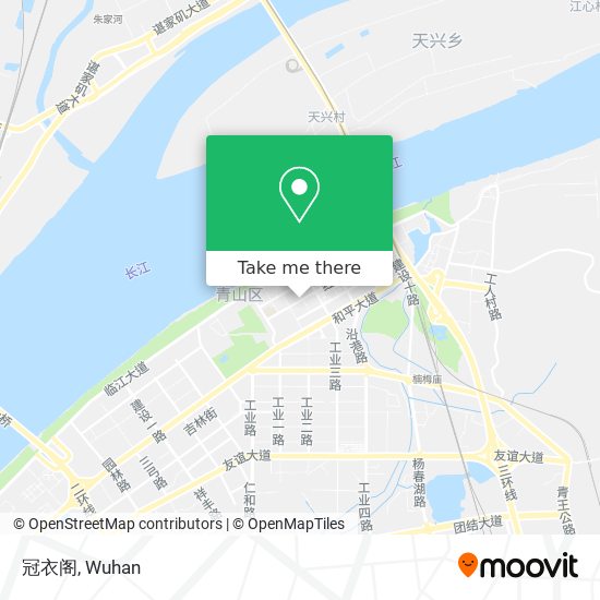 冠衣阁 map