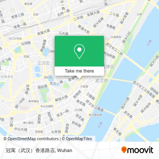 冠寓（武汉）香港路店 map