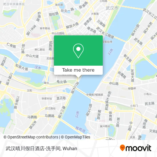 武汉晴川假日酒店-洗手间 map