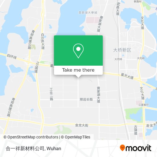合一祥新材料公司 map