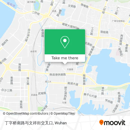 丁字桥南路与文祥街交叉口 map