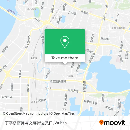 丁字桥南路与文馨街交叉口 map