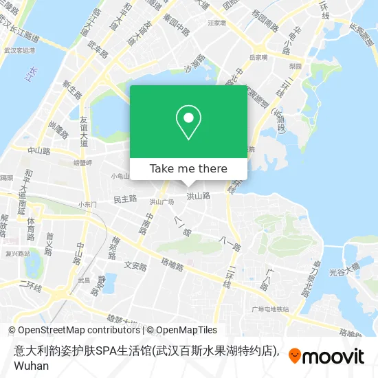 意大利韵姿护肤SPA生活馆(武汉百斯水果湖特约店) map