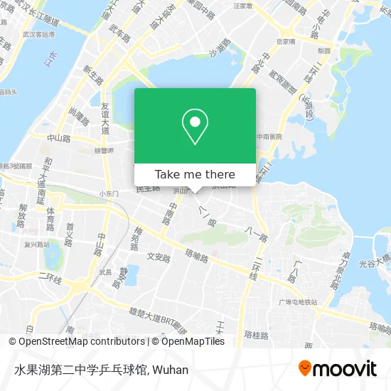 水果湖第二中学乒乓球馆 map