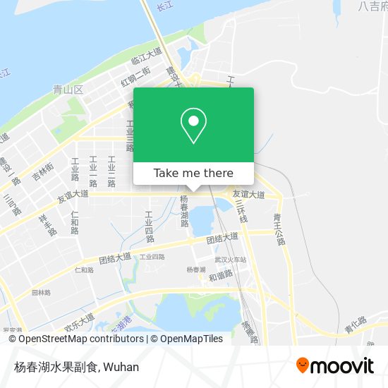 杨春湖水果副食 map