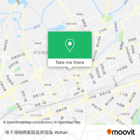 塔子湖锦绣家园选房现场 map