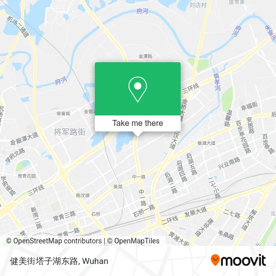 健美街塔子湖东路 map
