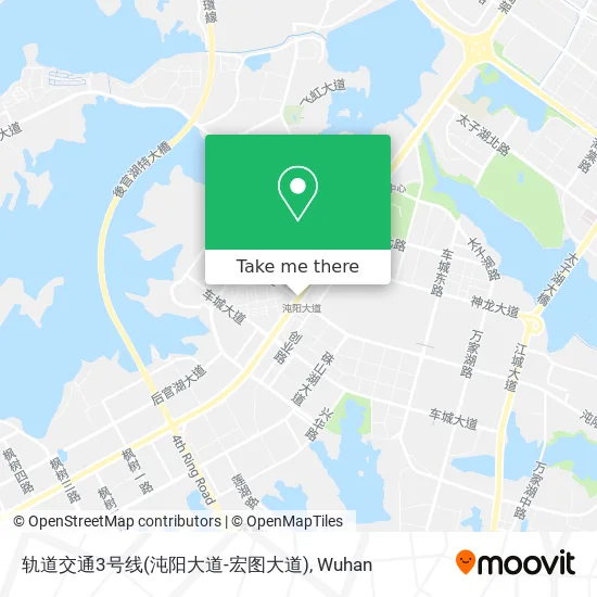 轨道交通3号线(沌阳大道-宏图大道) map