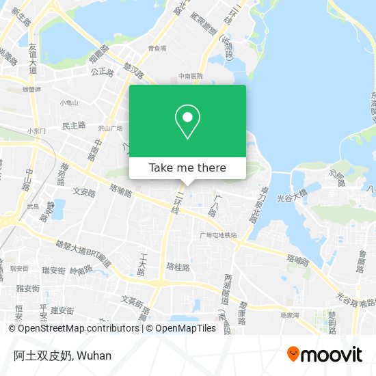 阿土双皮奶 map
