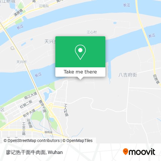 廖记热干面牛肉面 map