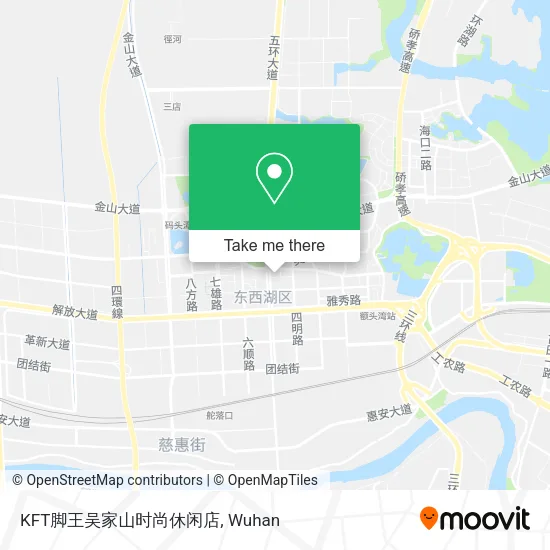 KFT脚王吴家山时尚休闲店 map