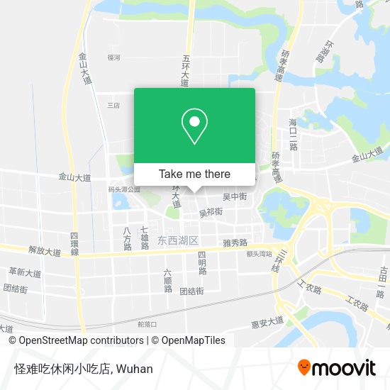 怪难吃休闲小吃店 map