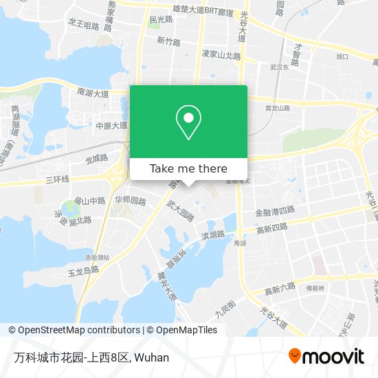 万科城市花园-上西8区 map