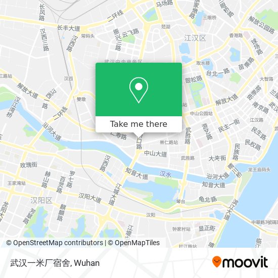 武汉一米厂宿舍 map