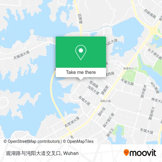 观湖路与沌阳大道交叉口 map