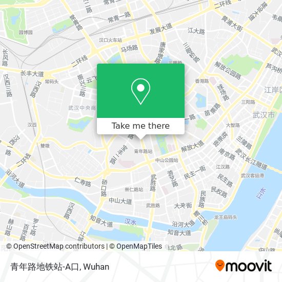 青年路地铁站-A口 map