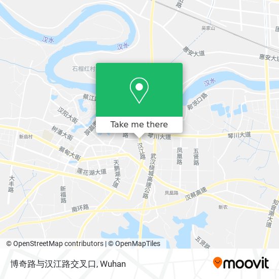 博奇路与汉江路交叉口 map