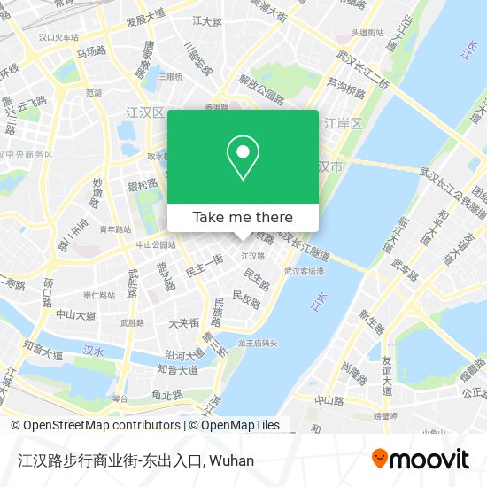 江汉路步行商业街-东出入口 map