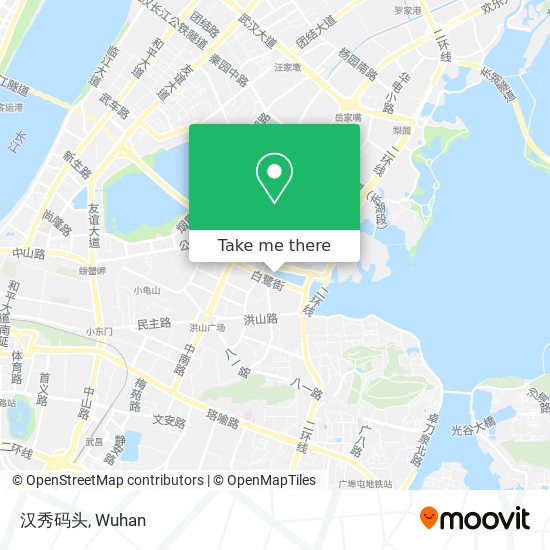 汉秀码头 map