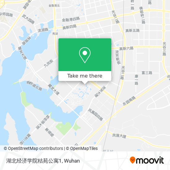 湖北经济学院桔苑公寓1 map