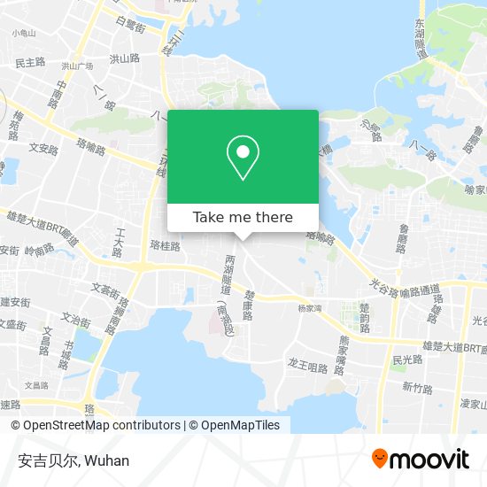 安吉贝尔 map